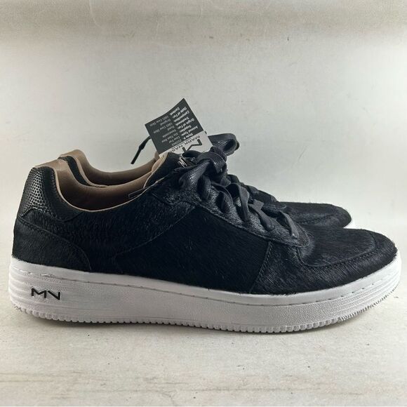 Mark Nason Los Angeles Palmilla Mens Shoes Leather Sneakers Black Size 10 - Picture 1 of 9